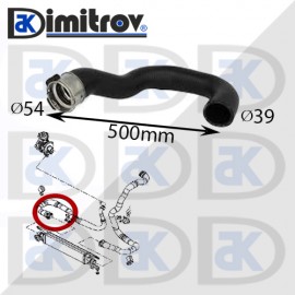Маркуч турбо Opel Corsa D